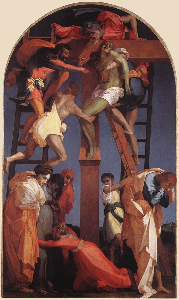 "La Deposizione dalla Croce" (1521), Rosso Fiorentino, Pinacoteca Civica 